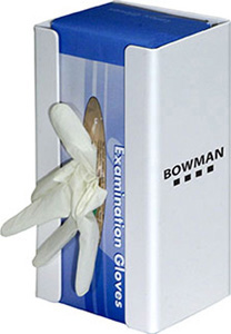 Bowman Glove Box Dispenser - Single with Flexible Spring Bowman GC-018