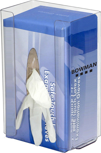 Bowman Glove Box Dispenser - Single - Large Capacity with Flexible Spring Bowman GP-020
