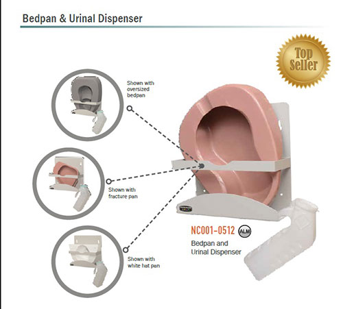 Bowman Bedpan/Urinal Dispenser Bowman NC001-0512